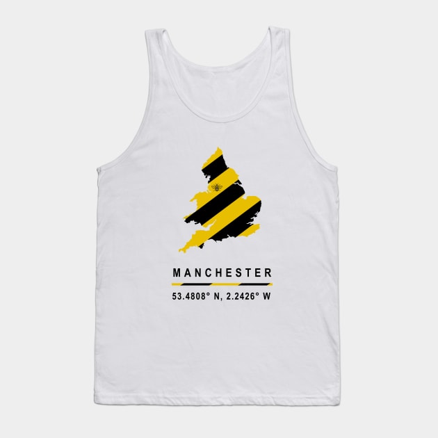 Manchester GPS Tank Top by RobinBegins